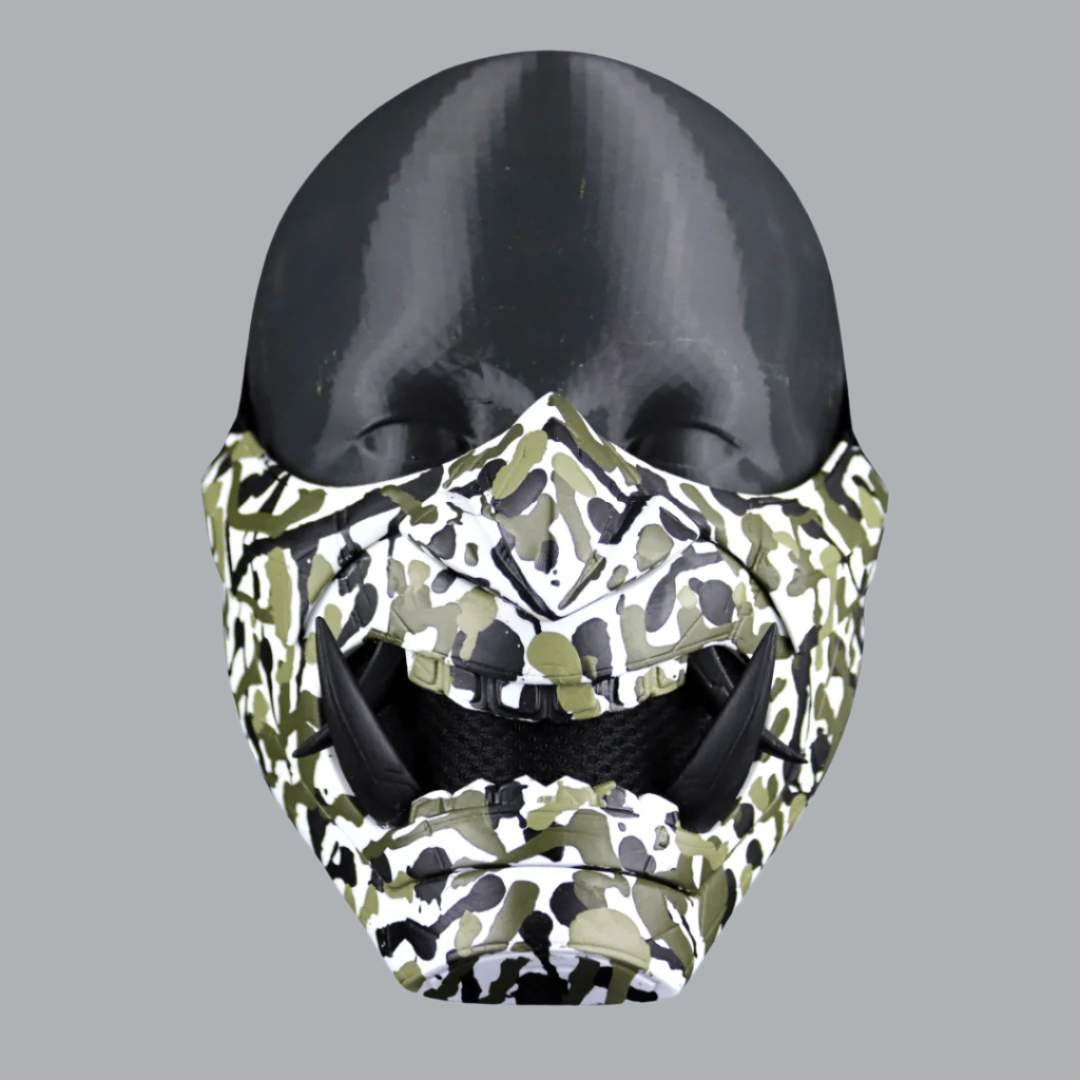 Space Armory Cyberpunk Oni Mask Camouflage